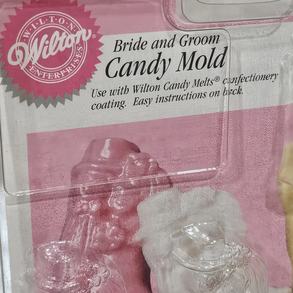 Wilton Bride and Groom Candy‎ Mold - Colorful Wedding Molds